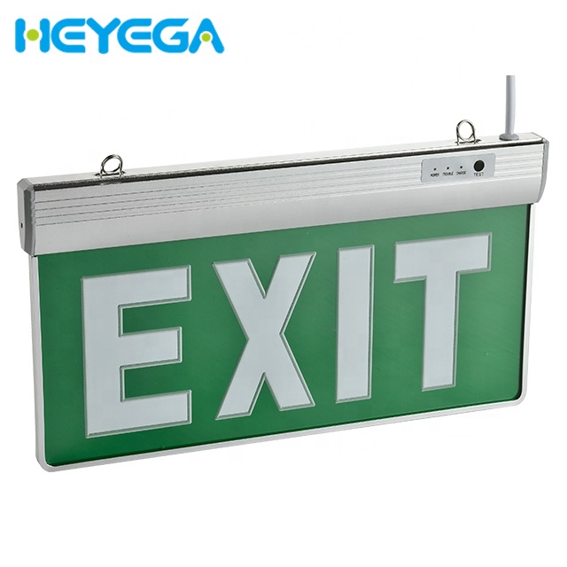 High Output Exit Sign Modern Design  LED Emergency Light Battery Backup