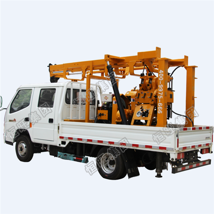 HW Brand portable hydraulic trailer mounted drilling rig 300m 500m 600m deep water well drilling machine for sale