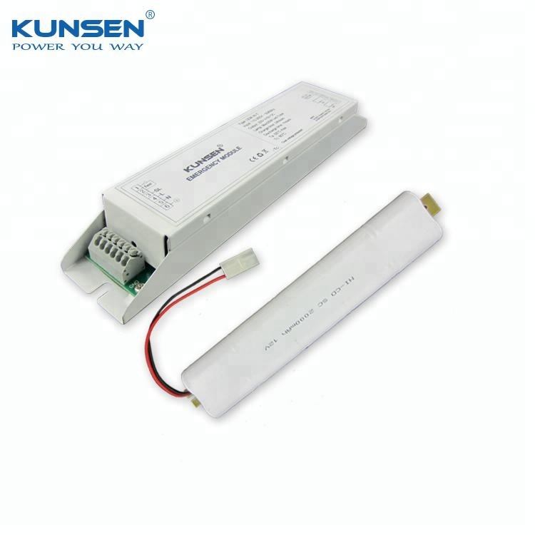 Led tube emergency light inverter with battery pack