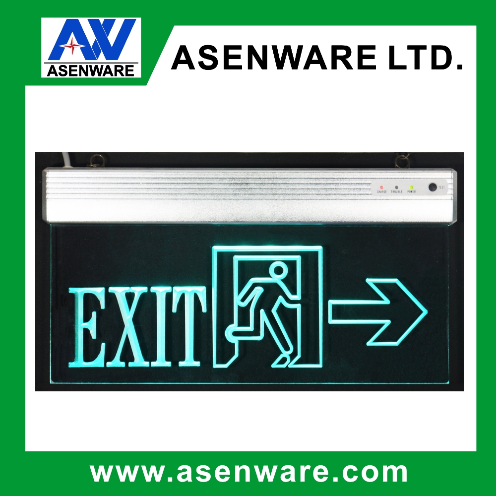 factory directly sale LED Acrylic emergency exit lights