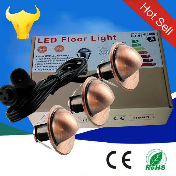 IP67 half moon 12volt recessed led garden path light led deck light led underground lights