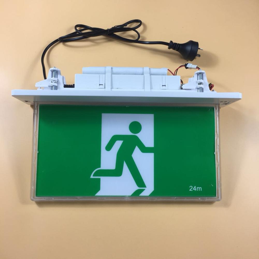 CE ROHS battery backup led exit sign light led emergency light