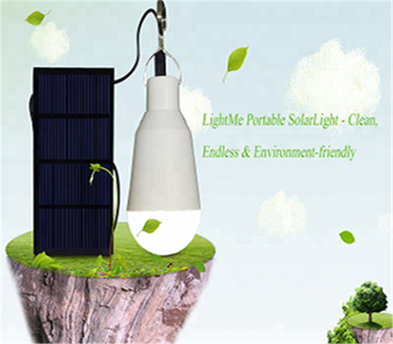 China Guangdong 2w 6v led lamp luces de emergency led camping lamp solar rechargeable invert bulb