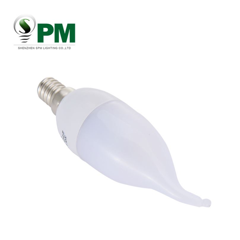 High quality led candle light with clip 5w led lighting bulb