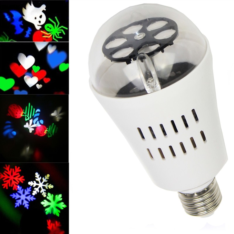 4W RGB Rotating Christmas Decorative Light