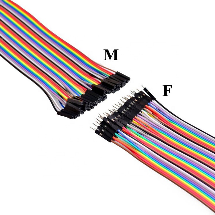 40P 20cm Dupont Line Male to Male, Male to Female, Female to Female Dupont Cable Connector Breadboard Multicolor Jumper Wire