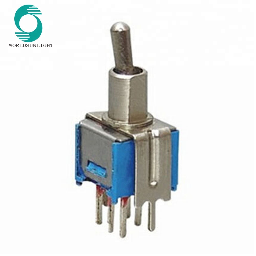 SMTS-202-2C2T ON-ON 6 Pin 3A 12V mini Toggle Switch