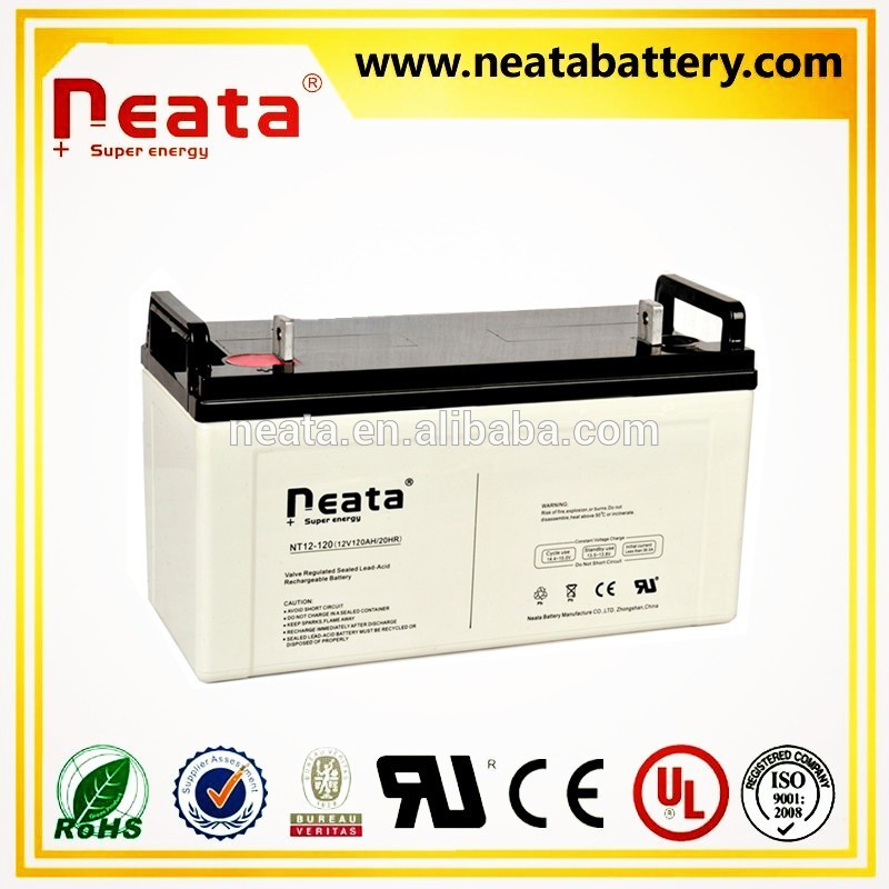 Maintenance Free 12v 120ah 120amp deep cycle Gel Battery solar energy storage UPS inverter backup power