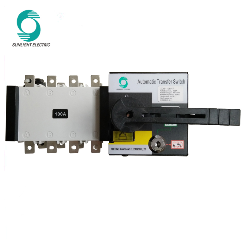 XQ5 4P 100A dual power Automatic Transfer Switch