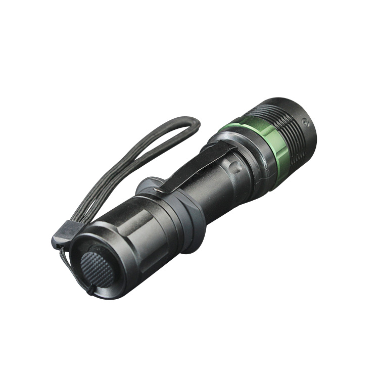 Zoom Function Torch Aluminum Rechargeable Powerful Tactical Led Flashlight Torch Use rechargeable battery or AAA battery