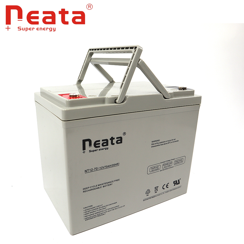 Rechargeable VRLA 12V Voltage 70Ah capacity battery