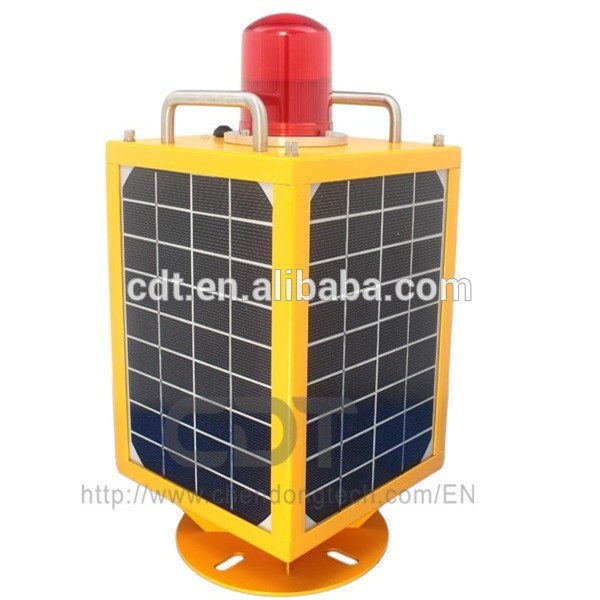 2017 32cd solar obstruction light with low intensity type used in the telecom tower/iron tower and high buildings