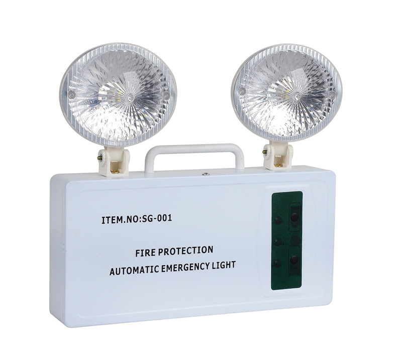 emergency twin spot light/rechargeable led emergency lamp