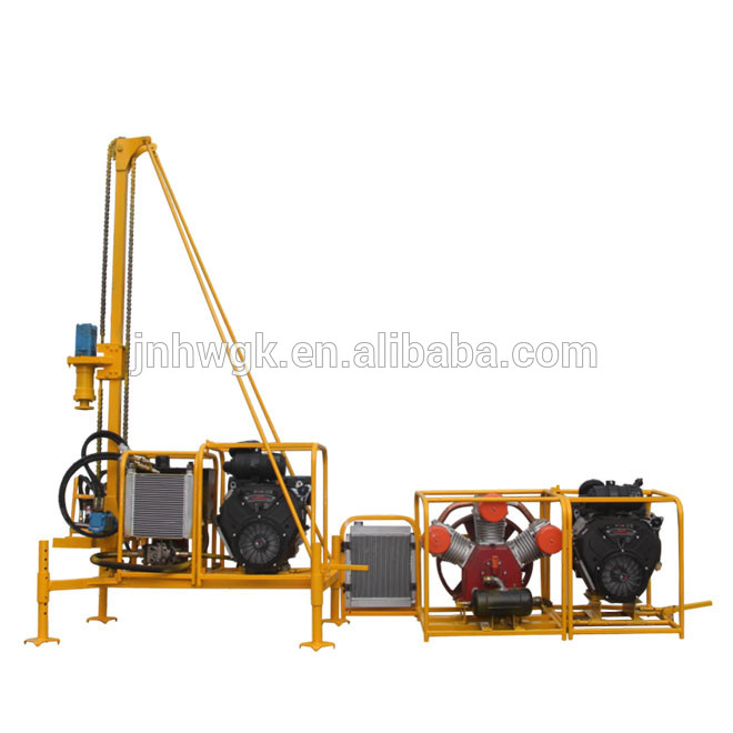 Split pneumatic drilling machine ,geological drilling rig factory price