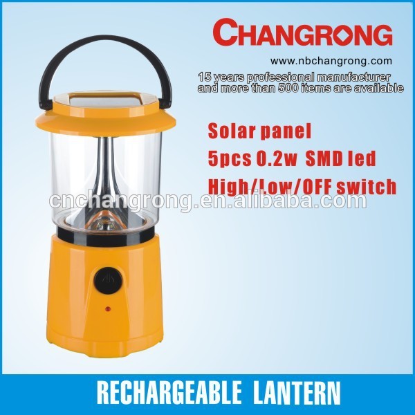 Rechargeable mini lantern solar panel light