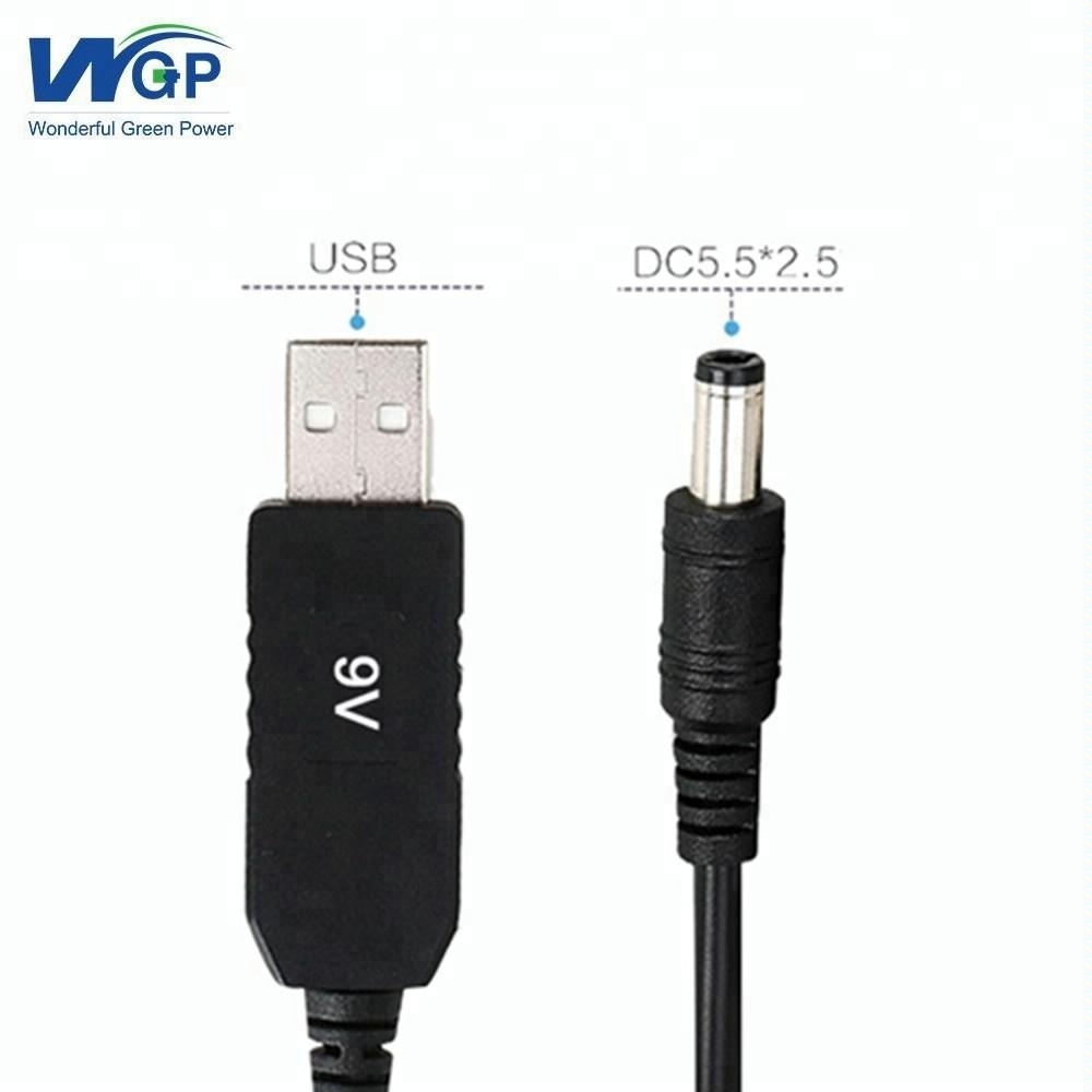 Transformer Power cable USB 5V to 9V DC converter boosting cable