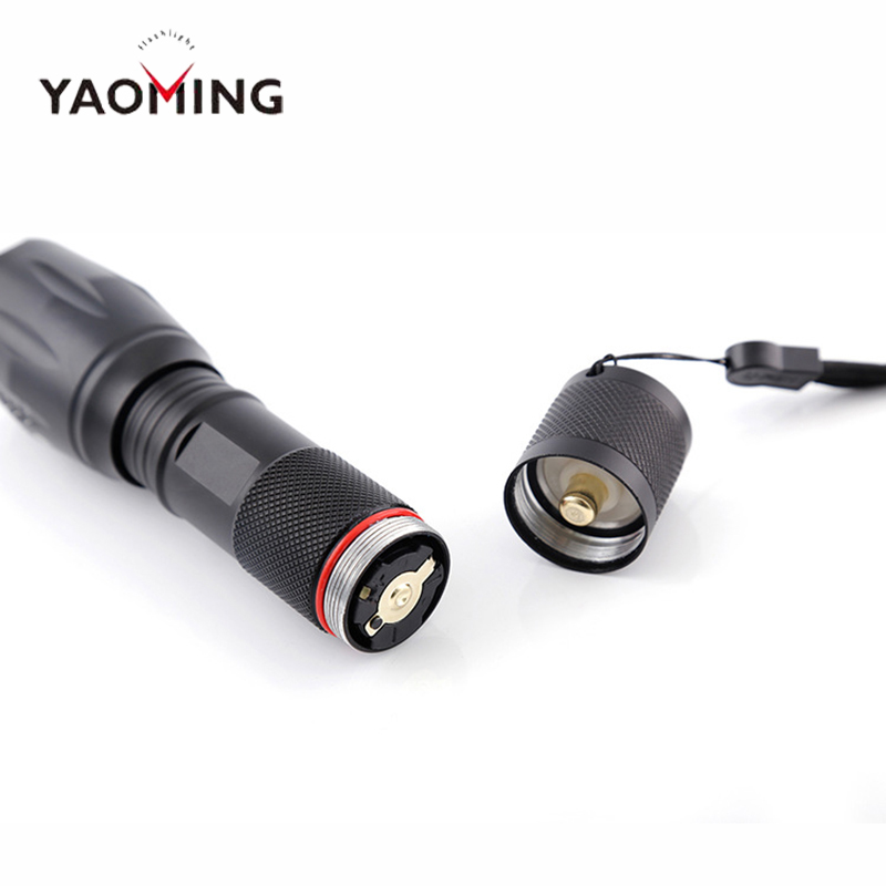 Aluminum 10W XML-T6 Torch 1000 Lumen Adjustable Focus 18650 Rechargeable LED Tactical Flashlight