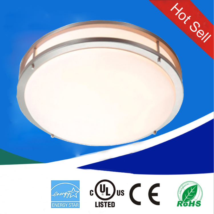 ETL121416' ES UL certification motion sensor dimmable warm white natural white led ceiling light