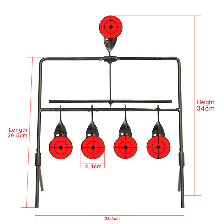 Automatic Reset Rotating Outdoor Hunting Target Set Useful New Shooting Target 4 Targets