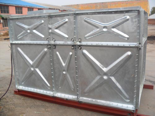 15 cubic galvanised steel water tank  customized water tank galvanised steel storage tank