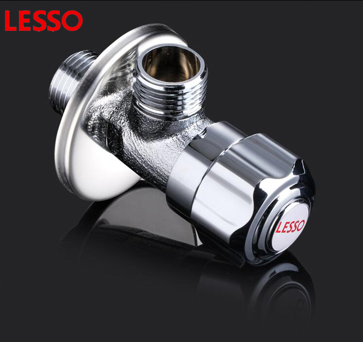 WP01503 LESSO bathroom and home kitchen chrome plated angle valve