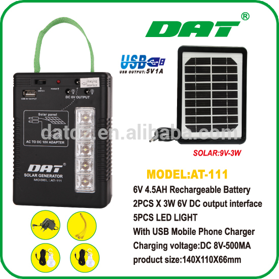 Promotional solar lighting system ,solar home lighting kits ,with led bulbs