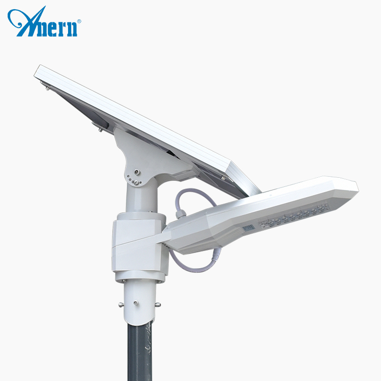 Anern ip66 modern solar led garden light pole