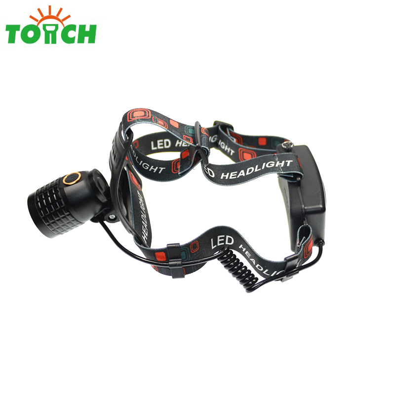 Rechargeable 10-Watt 1 T6 1 red Laser Light LED Headlamp