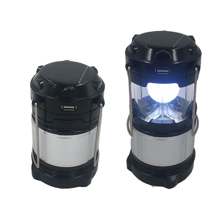 Portable Solar Power  Outdoor Tent Fishing Light LED Camping Lantern