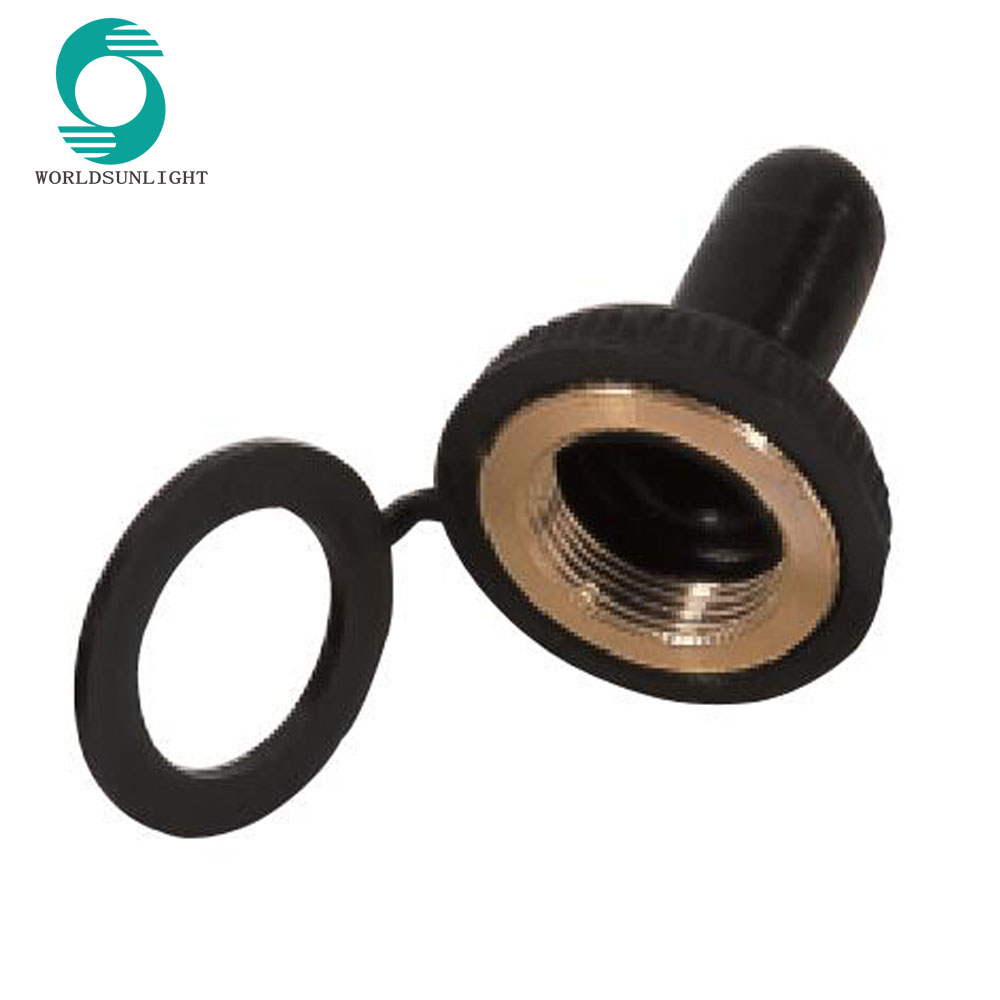 WPC-02 M12*0.75 12mm rubber medium toggle switch waterproof cover/cap