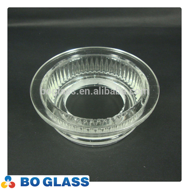 Alibaba Trade Assurance Grade A polished tempered glass covers round glass light cover