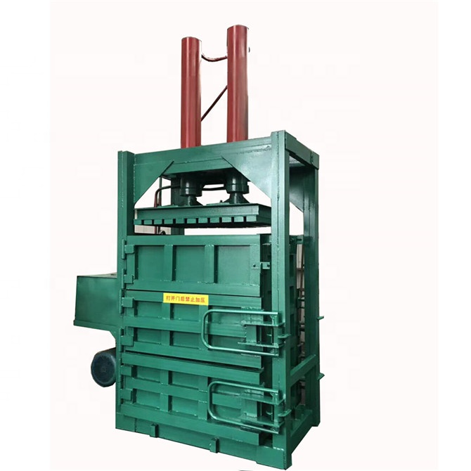 Waste paper scrap baler plastic baling machine