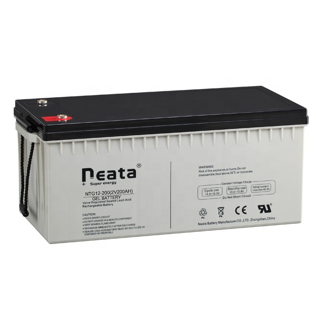 Rechargeable storage 12v 200ah solar battery for cctv