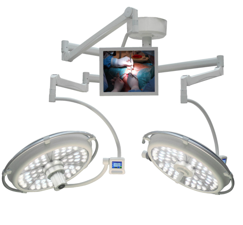 LED Double arm hospital ot led ceiling operating light