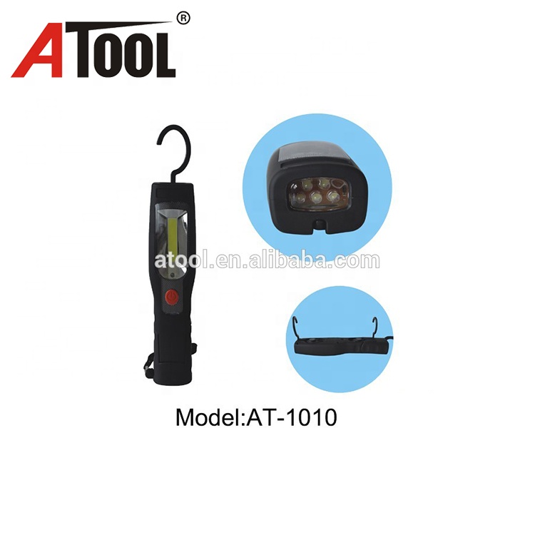 ATOOL portable magnetic hanging rechargeable cob led work light with USB charge