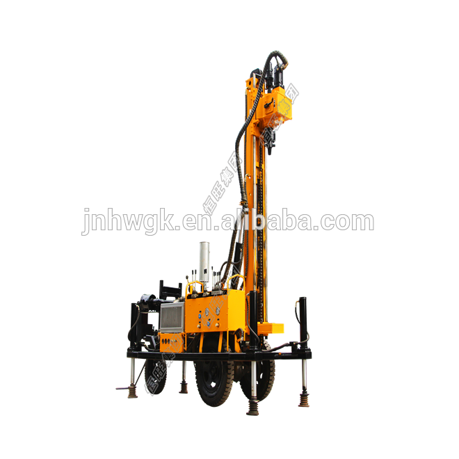 200m pneumatic crawler rock drilling rig for sale