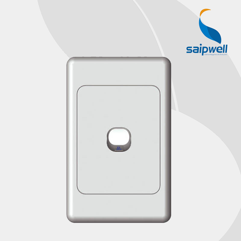 SAIP/SAIPWELL International General Type EU 10A Wall Switch Combination Switched Socket