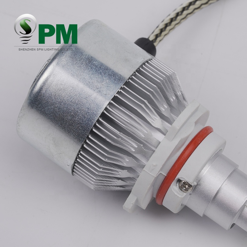 Factory wholesale Aluminum 9005 COB led auto headlight