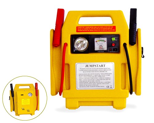 mini car power station portable jump start with air compressor