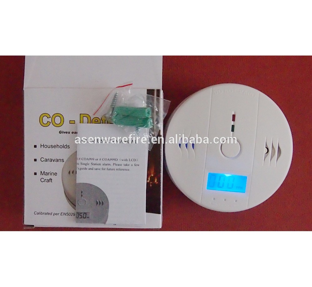 Good quality AA battery carbon monoxide alarm