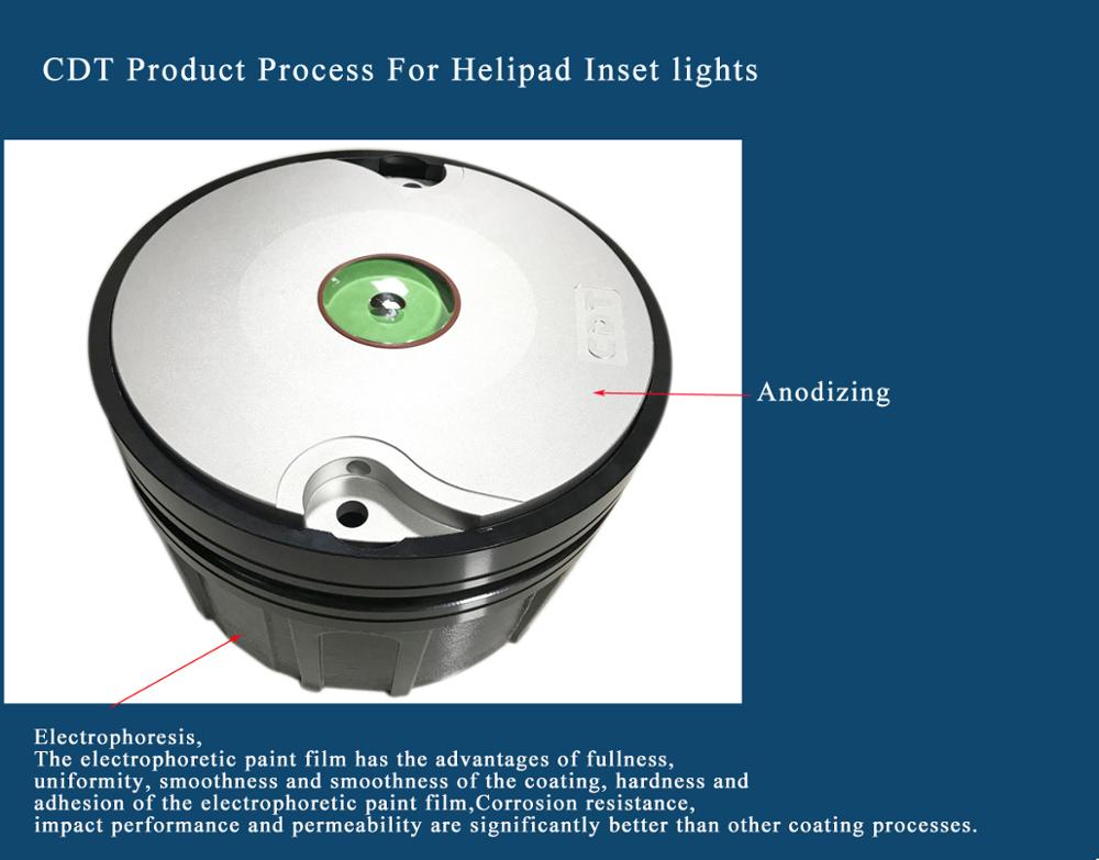 Heliport TLOF/ FATO Perimeter Lighting Inset Helipad Edge Light