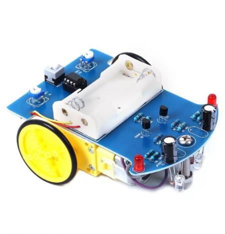 D2-1 DIY Kit Intelligent Tracking Line Smart Car Kit TT Motor Electronic DIY Kit Smart Patrol Automobile Parts DIY Electronic