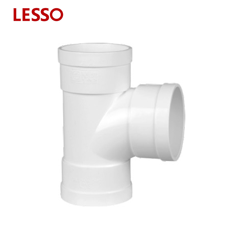 LESSO PVC-U Drainage Fittings Hydraulic Long Reducing Sanitary Tee