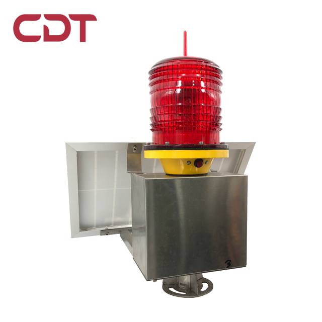 CM-012TR tower/aiport/chimney warning LED obstruction light solar powered beacon lamp