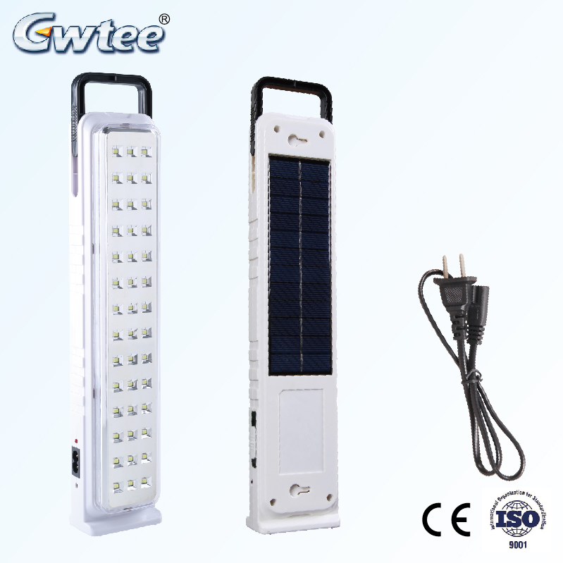 Home portable rechargeable solar LED emergency lamp