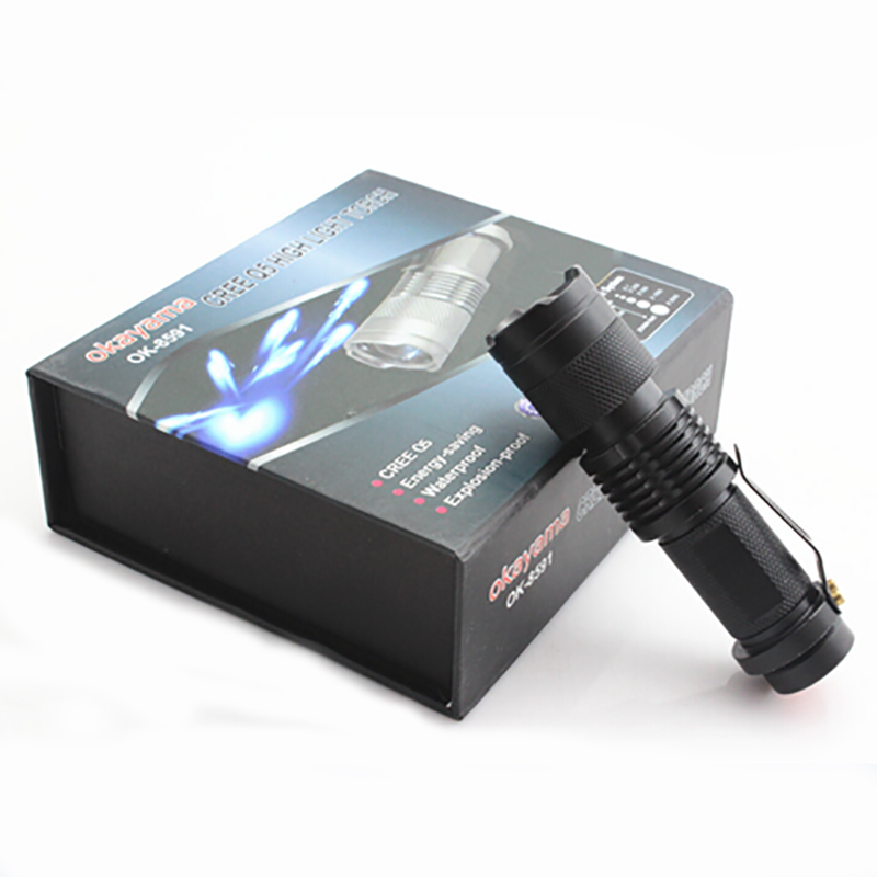 Hot sale Tactical Portable Aluminum Alloy Mini LED Flashlight for Camping Outdoor Activity