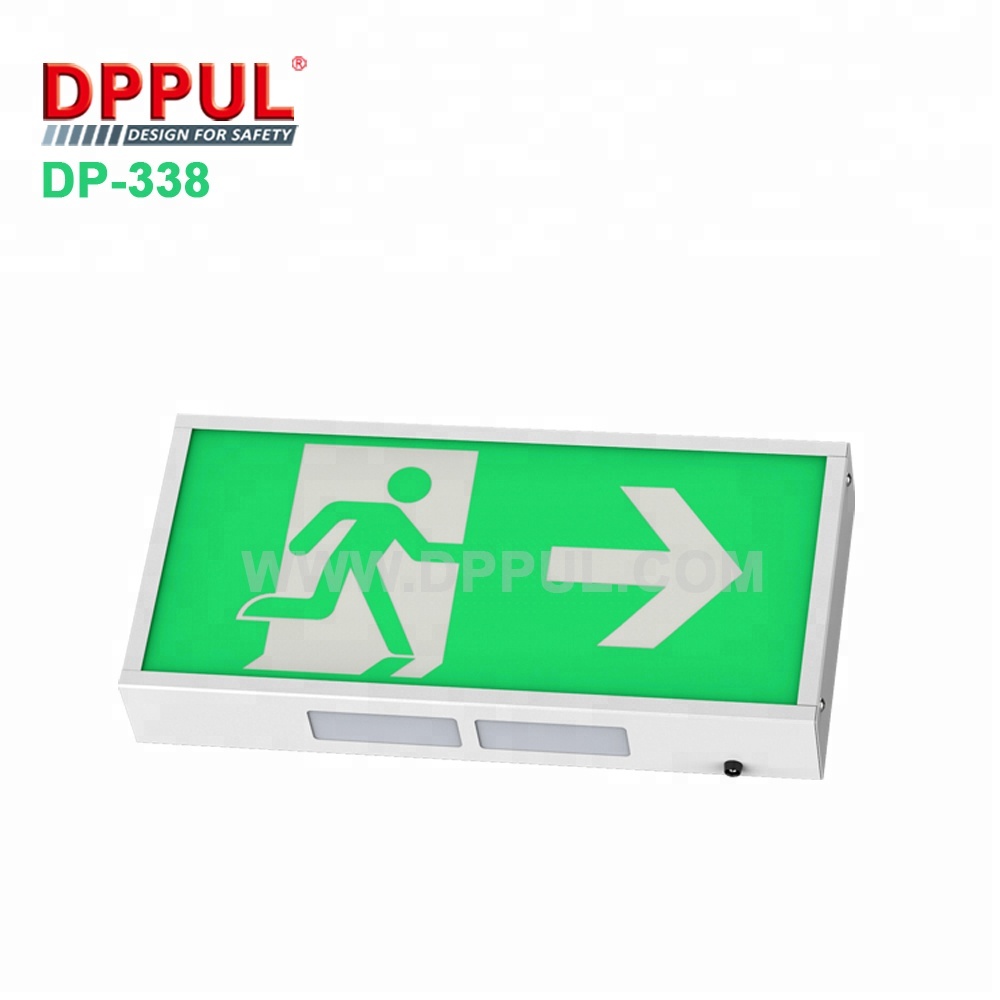 1.8W 3.6V 1.8Ah Rechargeable Battery Wall Mounted Emergency Exit Box
