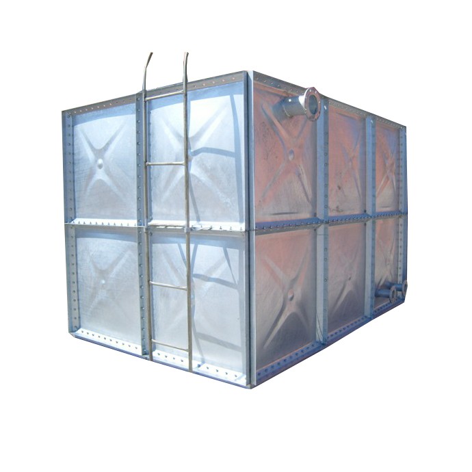 hot dipped galvanized pressed sectional panel 20000 liters storage galvanized water tank