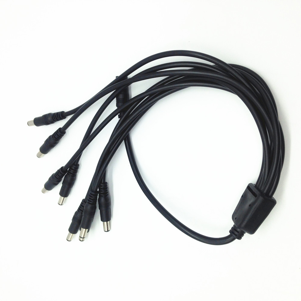 led 5.5x2.1mm DC Power Cable 1 Female to 2,3,4,5,6,8 Male Plug Splitter Adapter for led strip light