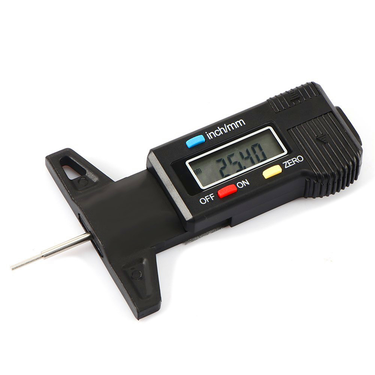 Digital Car Tyre Tire Tread Depth Tester Gauge Meter Measure Tool Caliper LCD Display Tire Monitoring System